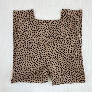 J.Crew High-Rise 7/8 Leggings | Style AL017 | Tan~Black | Size S | Soft~Wicking